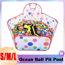 Piscina de bolas plegable con cesta para bebés
