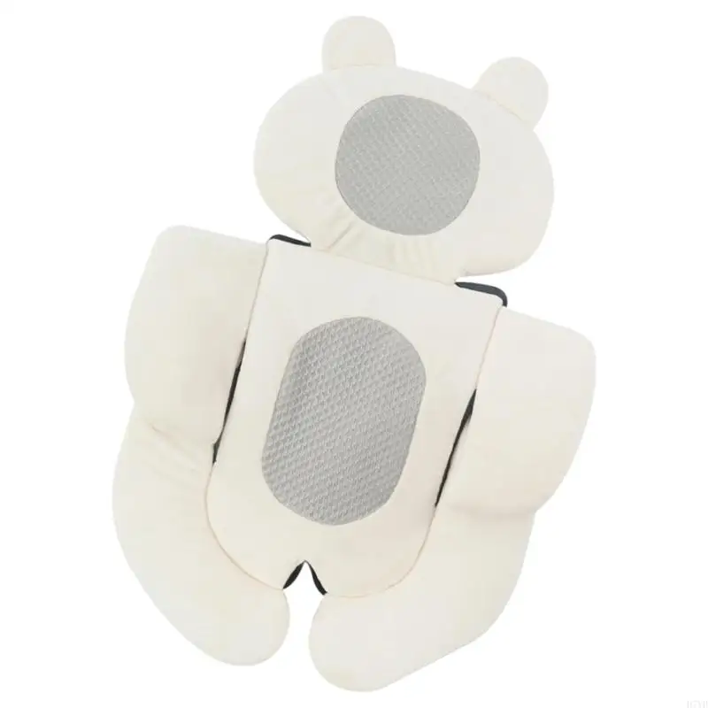 Cojín suave para asiento cochecitos bebé D7YD, con absorción impacto y Base antideslizante para portabebés para recién - imagen 4