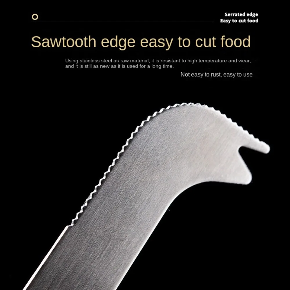 Cuchillo de queso de acero inoxidable, crema al horno, pan, pastel, cortador de queso, barra, mantequilla, cuchillo para queso - imagen 5