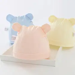 Gorro para niños pequeños, gorro de algodón, gorro fino de una sola capa para actividades al aire libre en interiores, gorro para niños pequeños y niñas