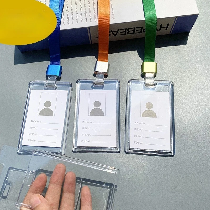 Estuche tarjeta estudiante con cordón y cubierta transparente - imagen 2