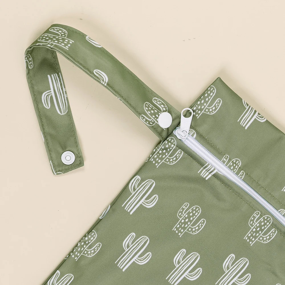 Bolsa de pañales de PUL reciclada para bebé, reutilizable, impermeable, 28cm x 36cm, 2 unidades por juego - imagen 5