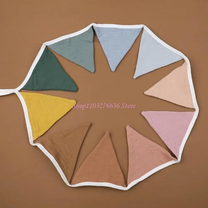 Accesorios para posar fotos de recién nacidos, pancartas de bandera coloridas, accesorios para sesión de fotos de bebé, accesorios para sesión de fotos, decoración para habitación de guardería - imagen 2