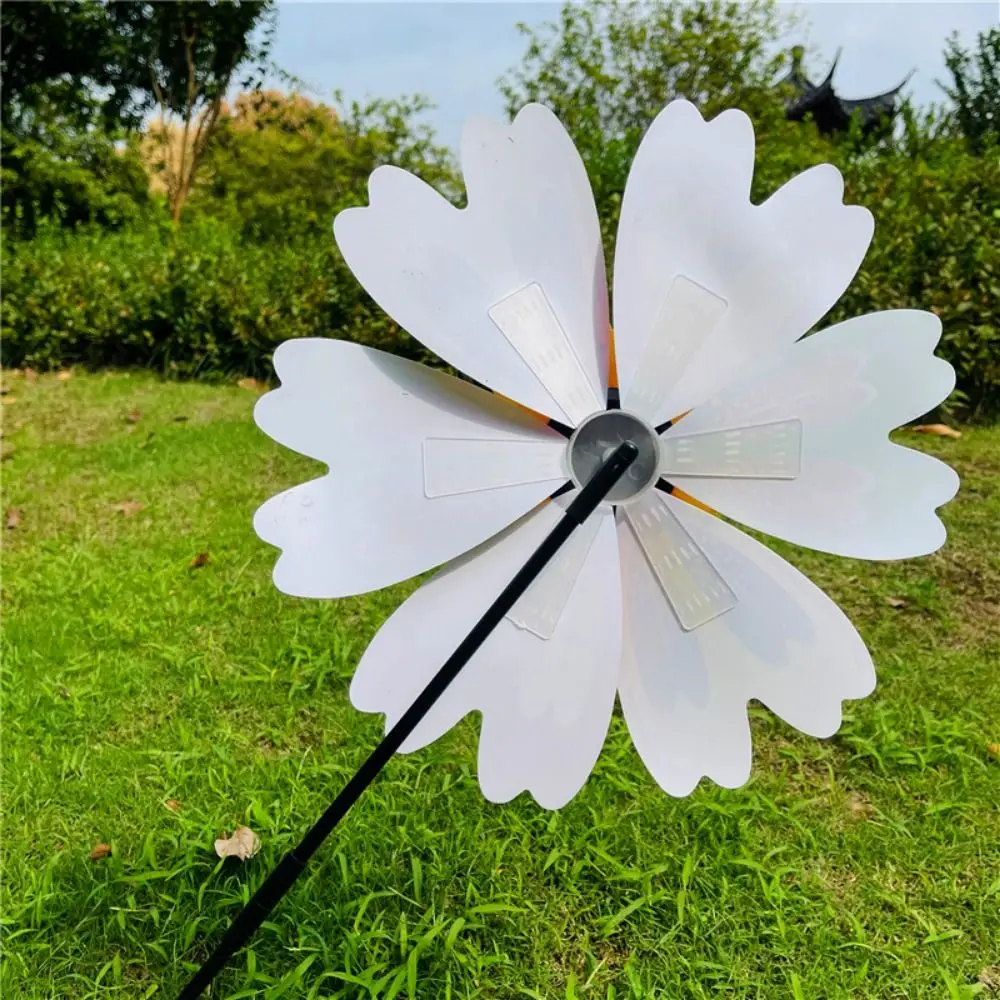 Molino de viento decorativo de girasol para jardín y patio – Liucai, 36 cm PVC - imagen 5