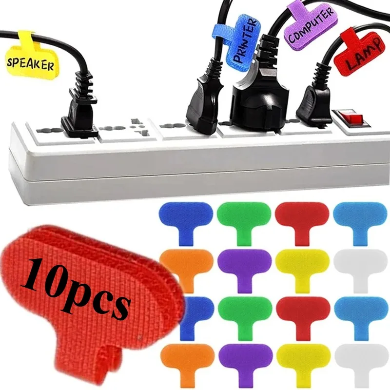 Etiquetas reutilizables para cables – Organiza hogar y oficina - imagen 5