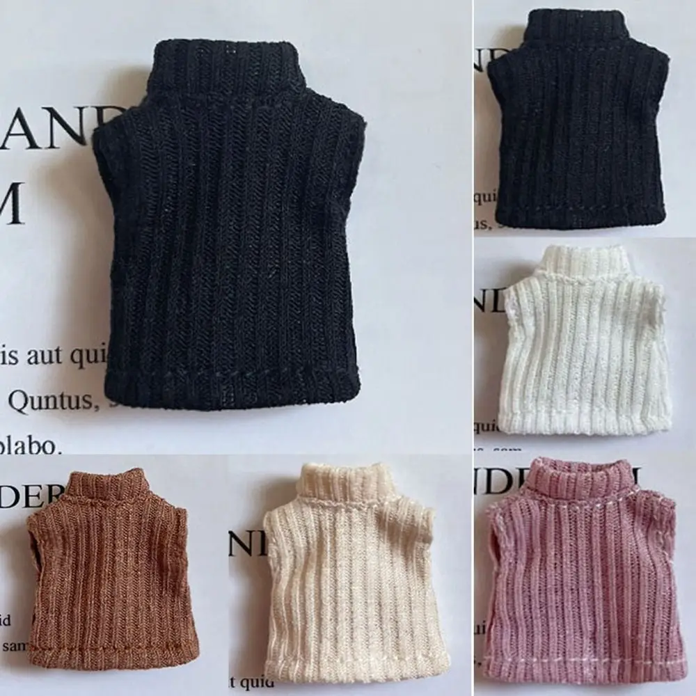 Traje de abrigo de punto para muñeca, suéter cálido, chaleco, Tops para muñeca OB11, accesorios para muñecas DIY, invierno, 1/11, 1/12, nuevo