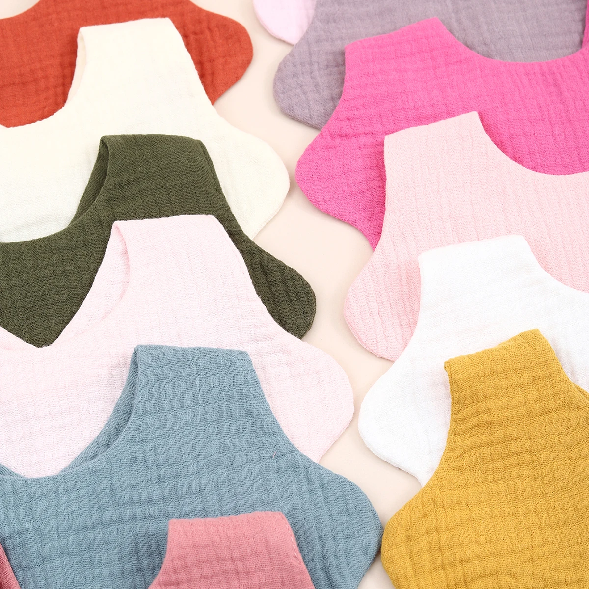 Babero de algodón estampado para bebé – Bandana suave y absorbente - imagen 5