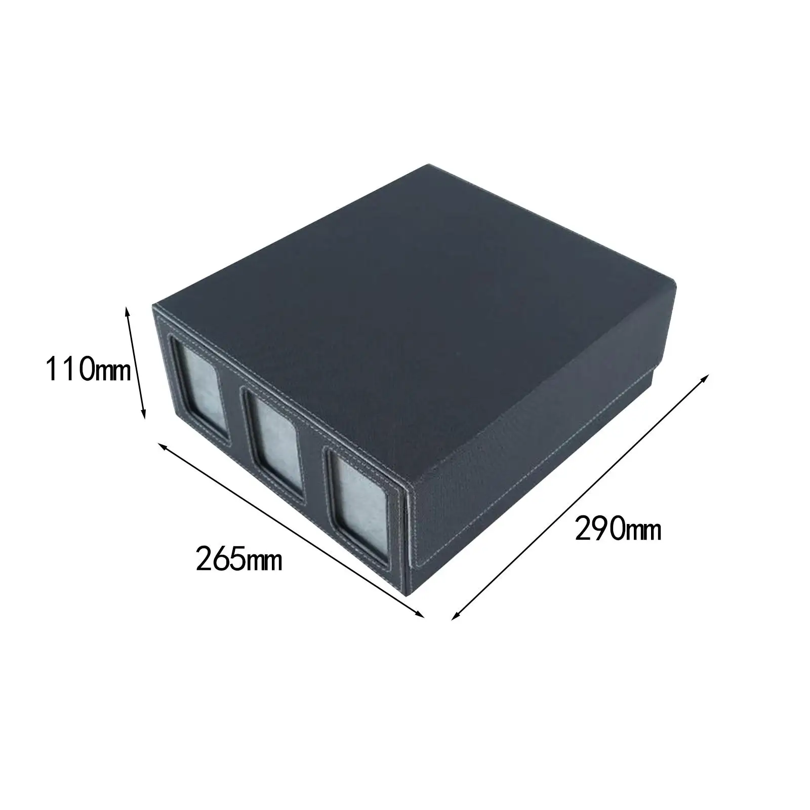 Card Deck Box Sports Cards Case with 8 Card Dividers Gathering Card Toy Game Card Storage