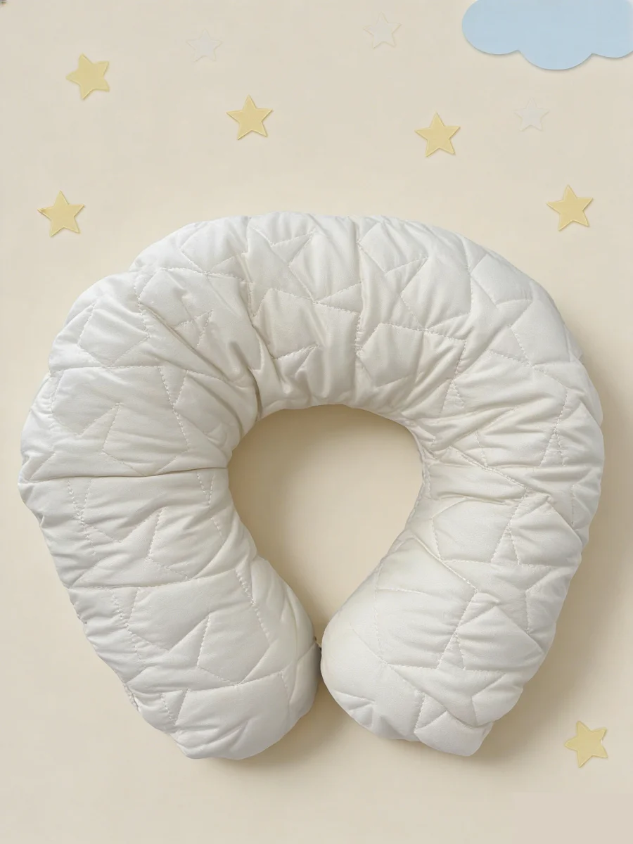 Almohada de lactancia acolchada con estrella para mayor confort - imagen 3