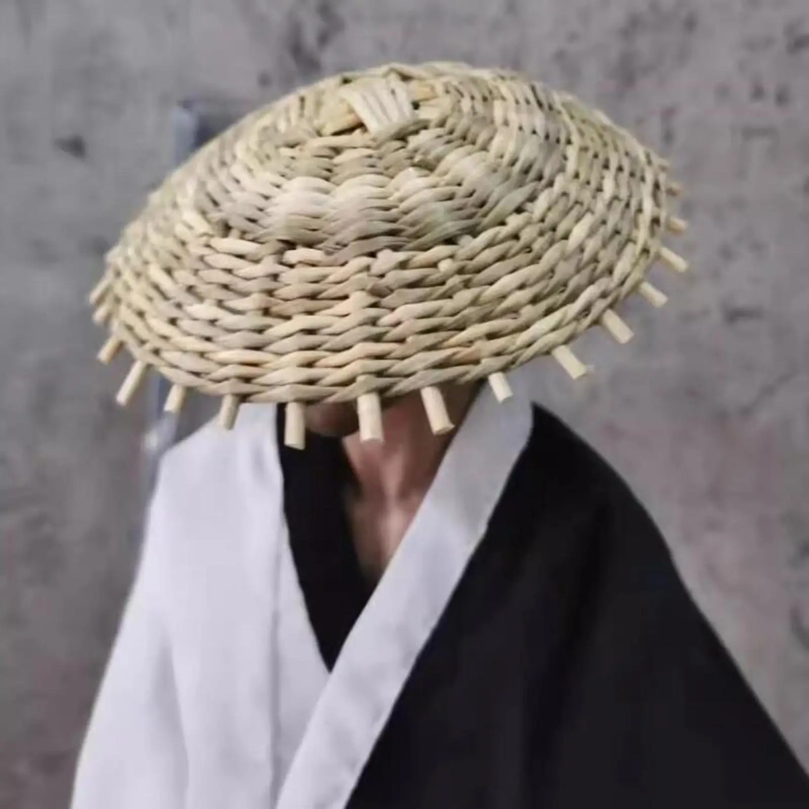 1:6 Action Figures Bamboo Hat Sturdy Classic Handmade Accessory Props Model 12inch Figure Cosplay Replacement Toy Decoration