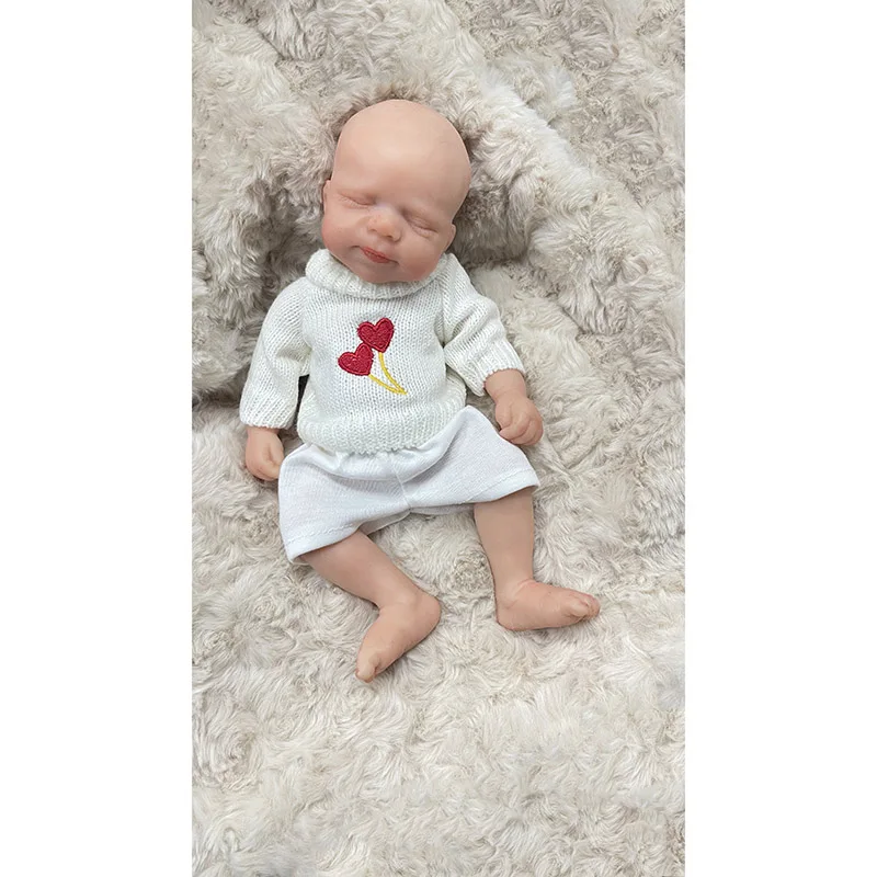 10 ''silicona de platino sólida completa de alta calidad hecha a mano Reborn Pascale súper suave Flexible elástico regalo de Navidad para niños - imagen 3