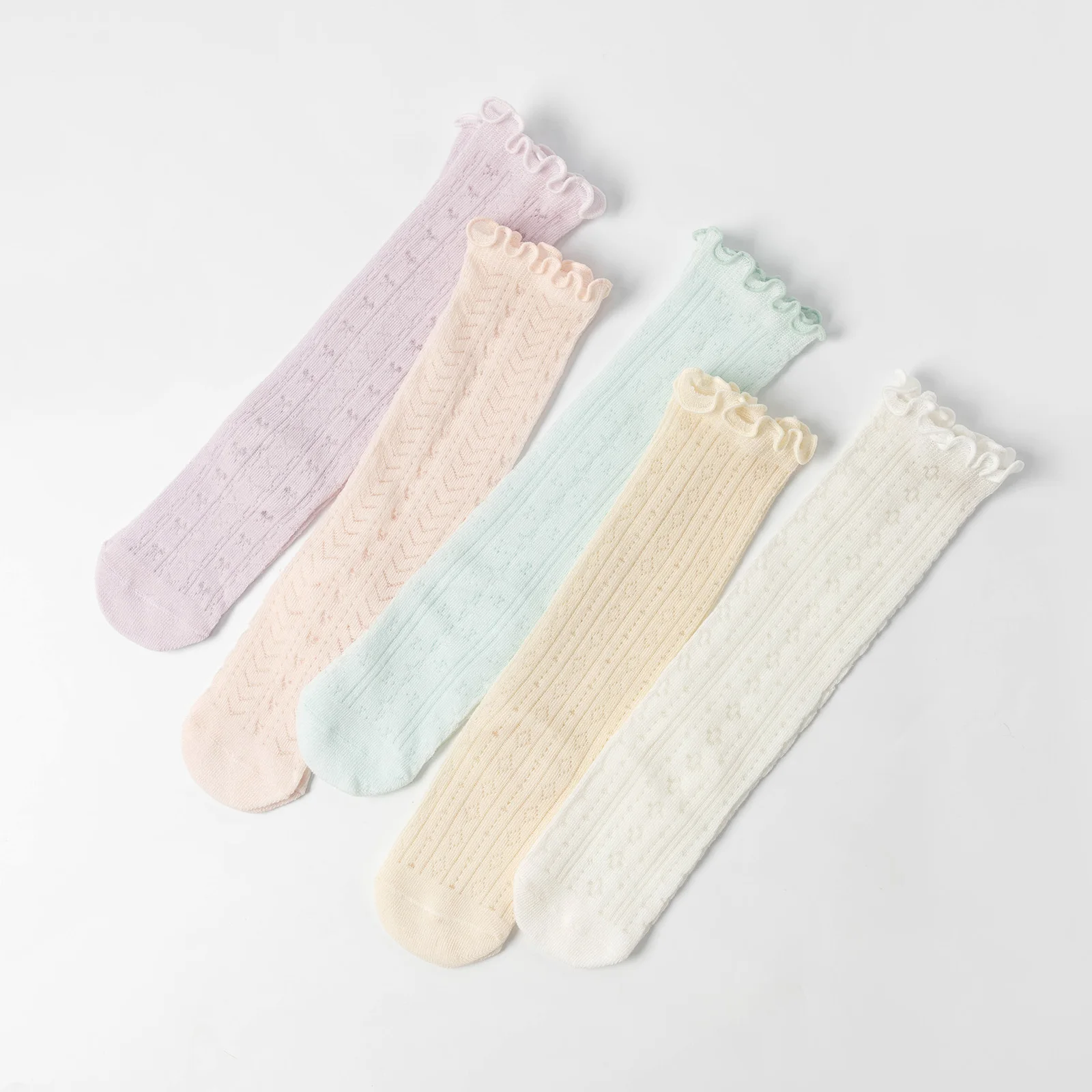 Tregren calcetines de verano para niña con volantes transpirables - imagen 2