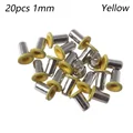 20pcs 1mm Yellow
