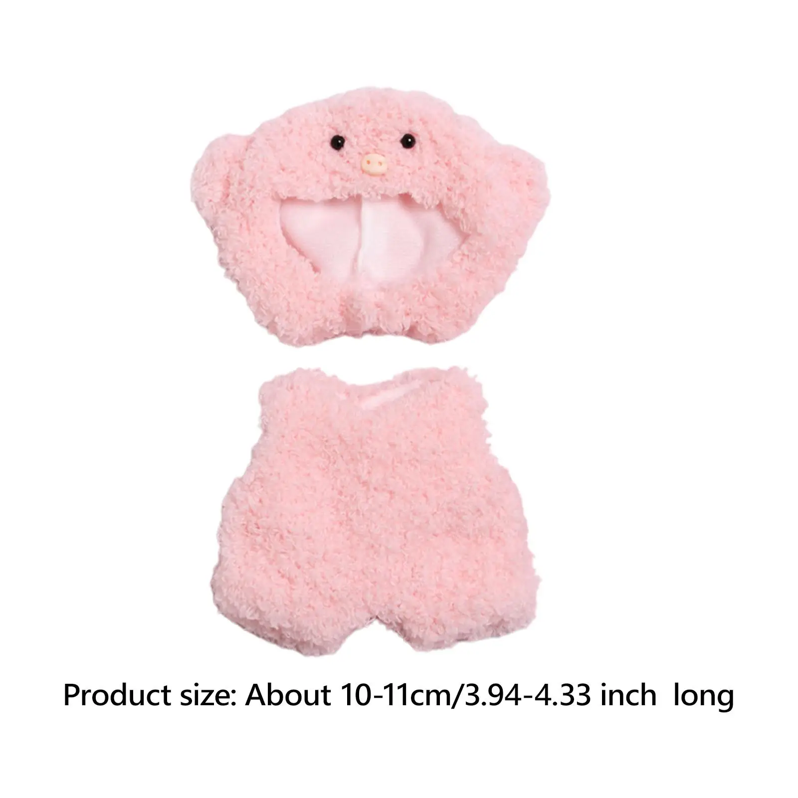 Plush Figure Romper Educational Fashion for Kids Birthday Gift with Hat for 6.69'' Coordination Hands on Flexibility Imagination
