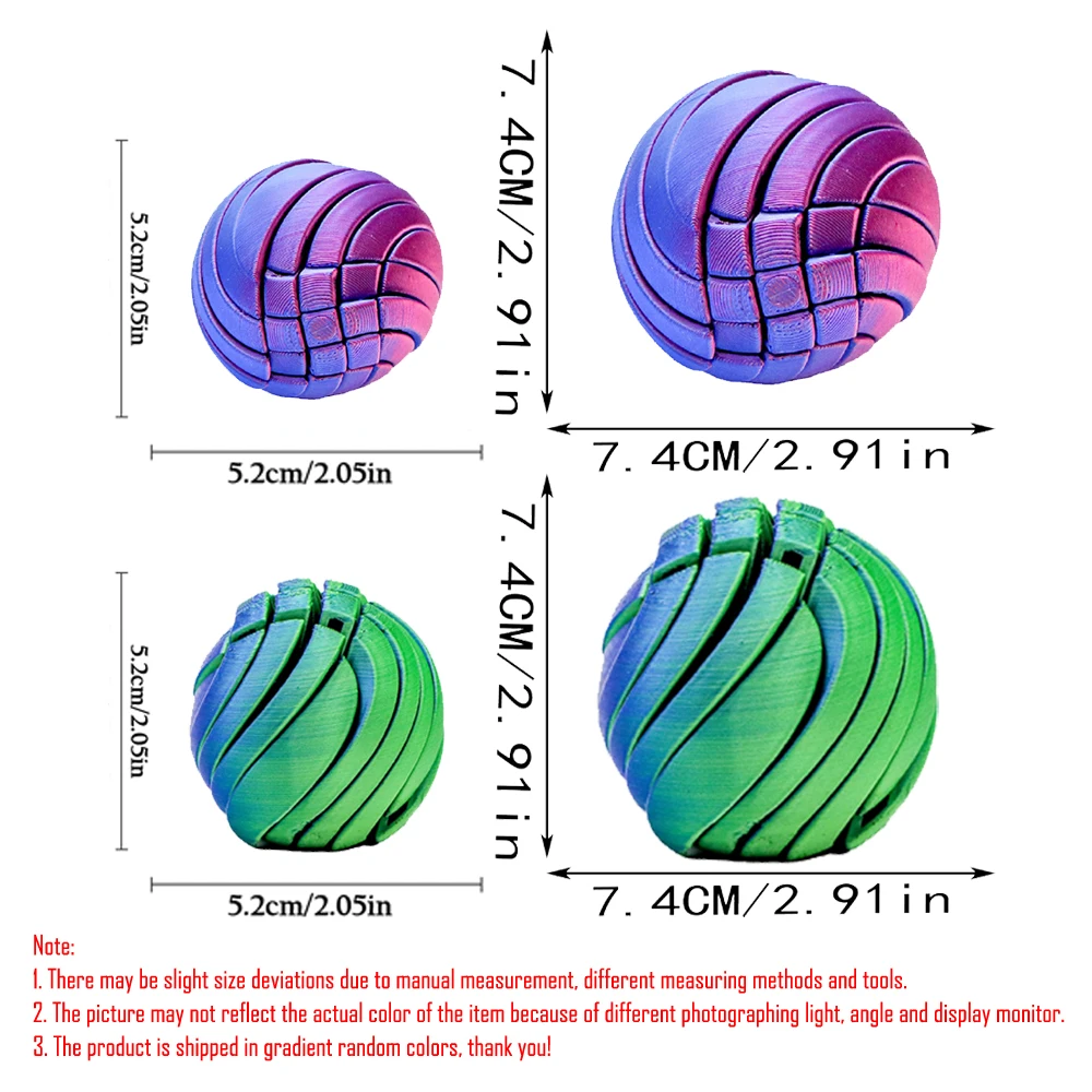 Twistsphere Bola Sensorial Antiestrés con Fluido 3D - imagen 3