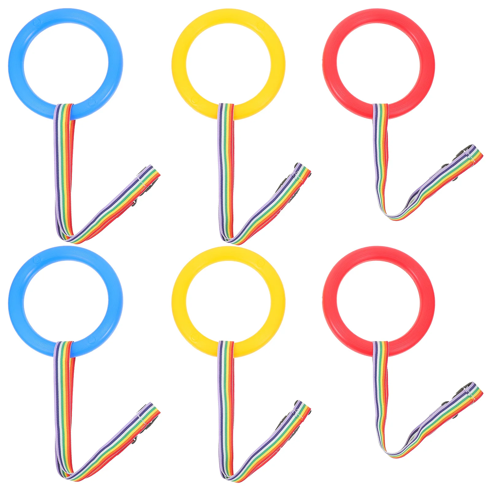 Cuerda para caminar para niños pequeños, cuerda de seguridad antipérdida para gestión de grupos en escuelas, parques, excursiones al aire libre, 6 uds. - imagen 4