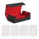 Black Red with White
