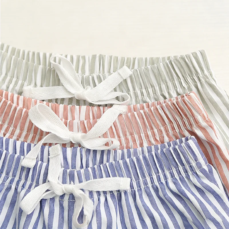 Pantalones a rayas para niño – Tejido suave primavera-verano - imagen 5