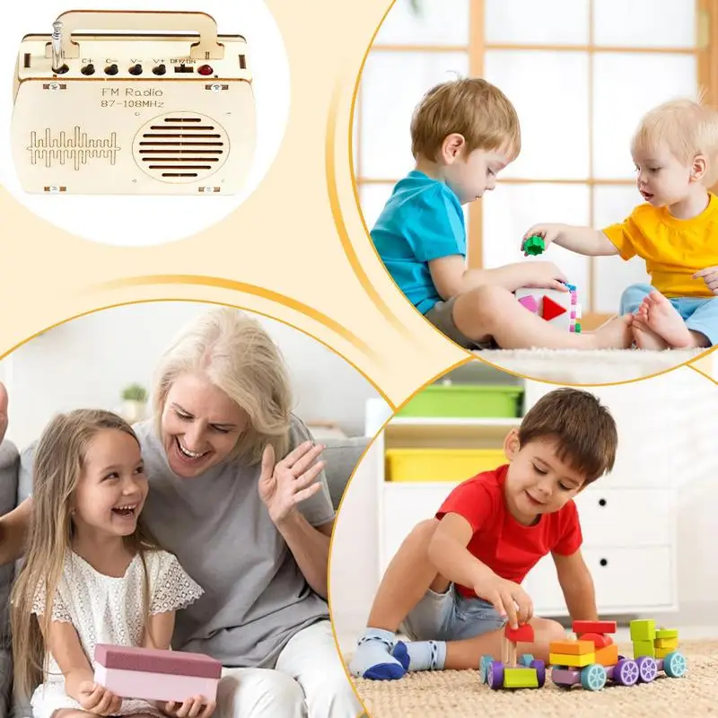 Kits de ciencia para niños, Kit educativo de Radio FM, juguetes de aprendizaje para niños, juego de ensamblaje para estudiantes para el hogar, aulas y escuela - imagen 5