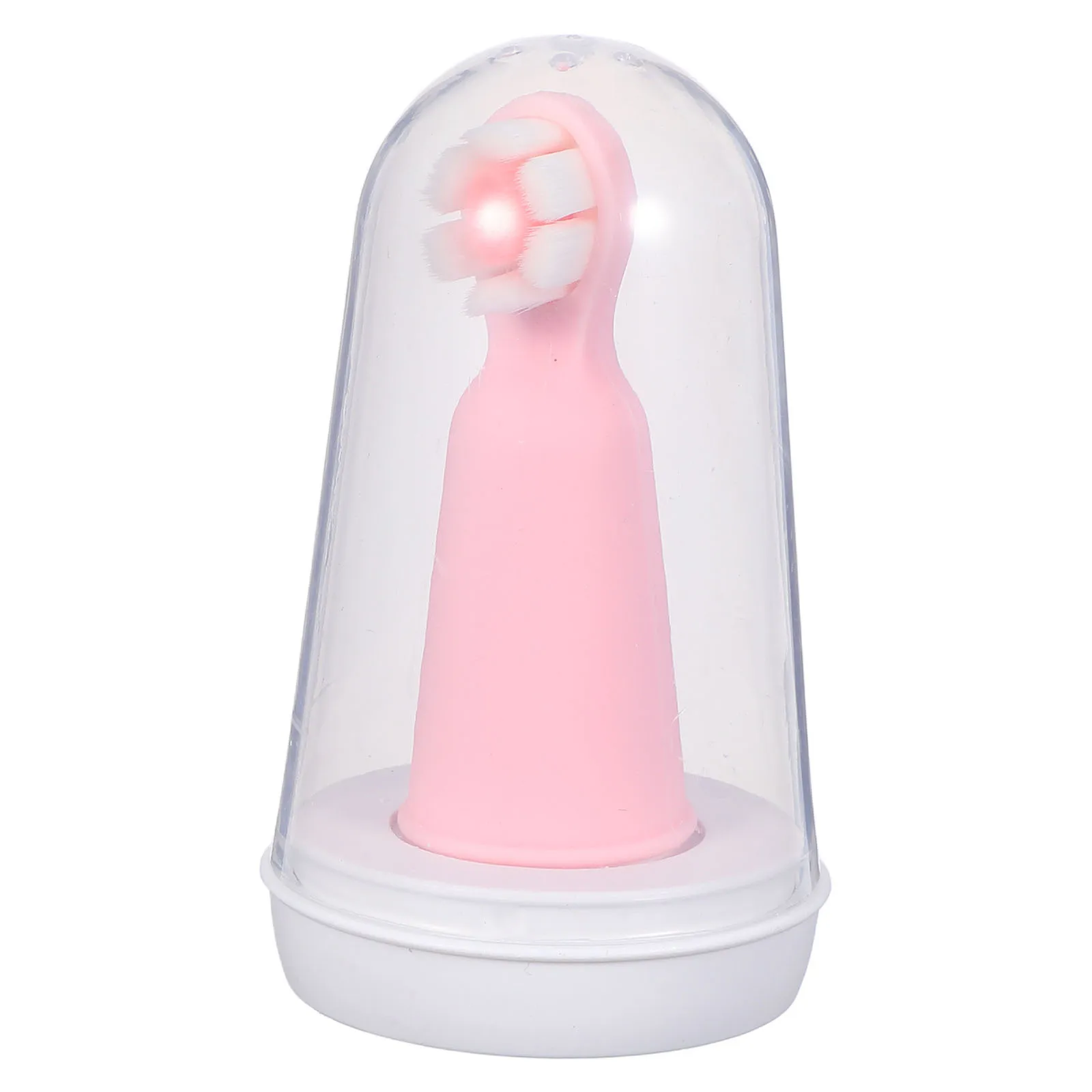 Cepillo de dientes de silicona para bebé, cepillo de dientes de tres lados de 0 a 1 años, cerdas suaves, limpiador Oral infantil, cepillo de dientes de tres caras - imagen 3