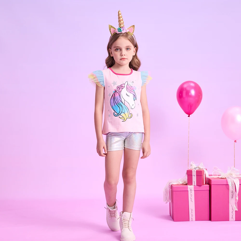 DXTON conjunto de verano para niños con camisetas de manga corta - imagen 4