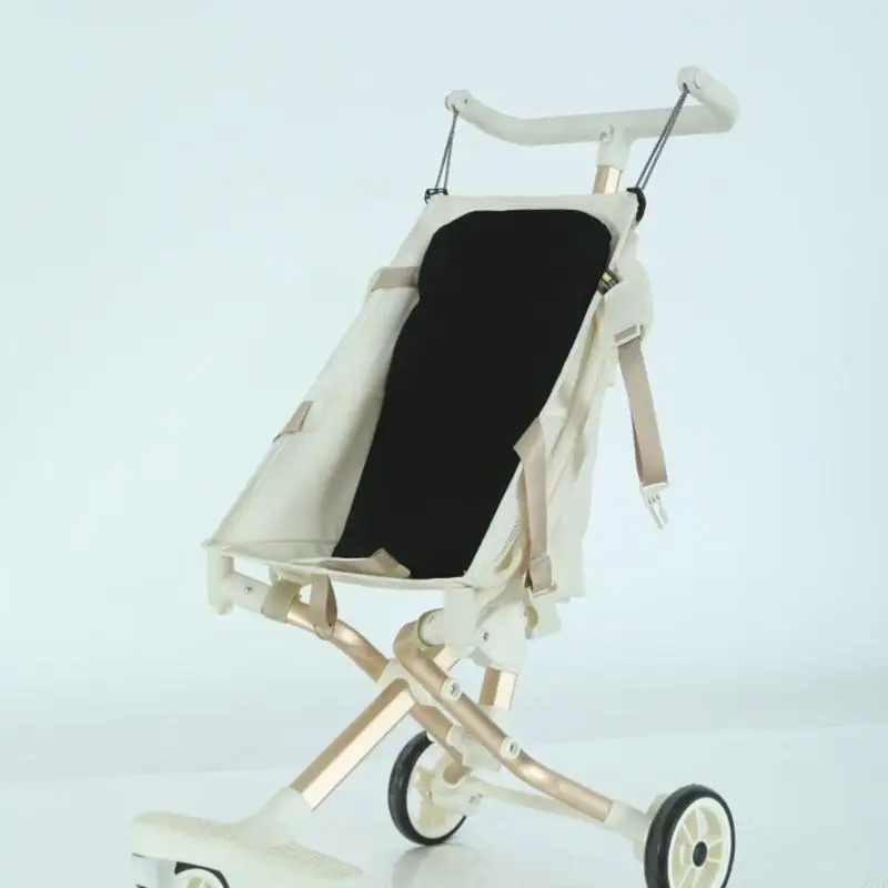 D7YD-carrito bebé con soporte para espalda, carrito bolsillo para niños pequeños, almohadilla del Panel trasero para - imagen 5