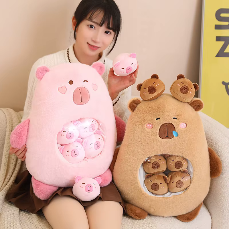 Mini muñeco blando de capibara