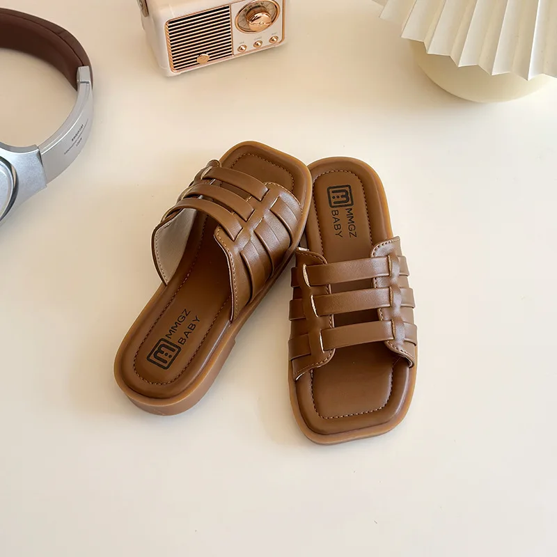 Zapatillas de ocio 2025, novedad de verano, Zapatillas planas para el hogar para bebés, zapatillas versátiles antideslizantes a la moda para exteriores, cómodas para hombres y mujeres - imagen 3