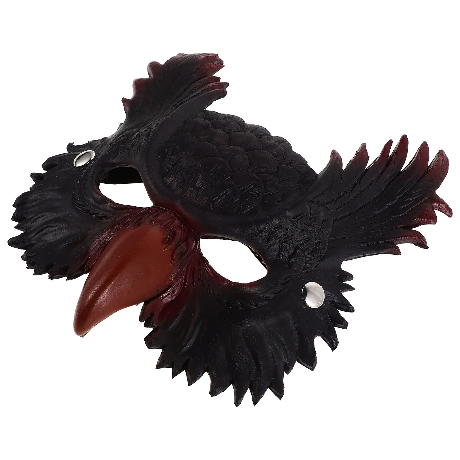 Máscara de búho, suministros de entretenimiento para fiestas, accesorios de Cosplay de terror, máscara de plástico, disfraz de Animal, celebración de terror - imagen 3