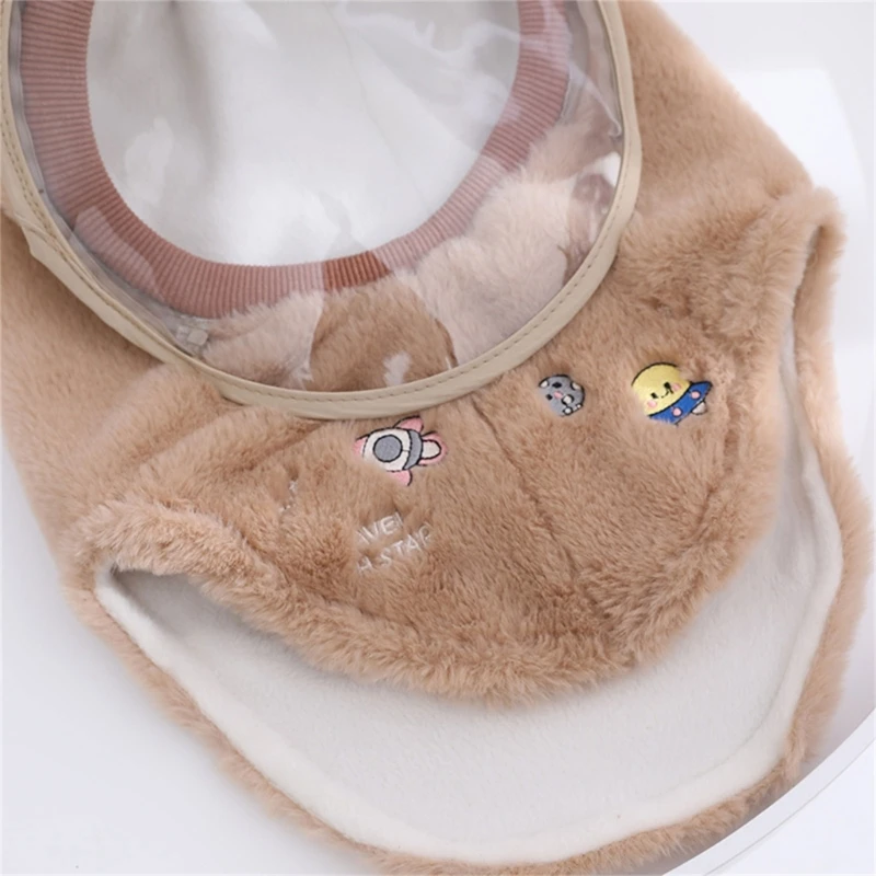 Máscara capucha y cálida a prueba viento para niños, bonita máscara con orejas a prueba viento para niños, gorro - imagen 5