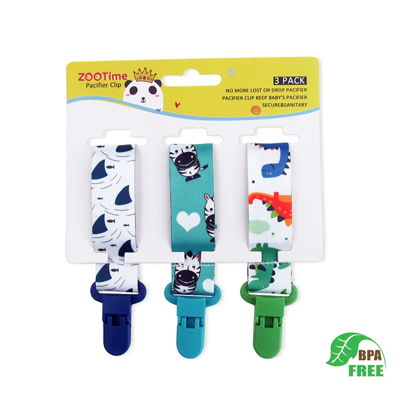 Clip para chupete personalizado con dibujos animados