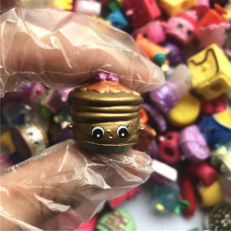 Aleatorio 10/20/30 unids/lote tienda rara juguetes figuras de acción de Anime juguetes modelo colección rara regalo educación juguetes para niñas - imagen 3