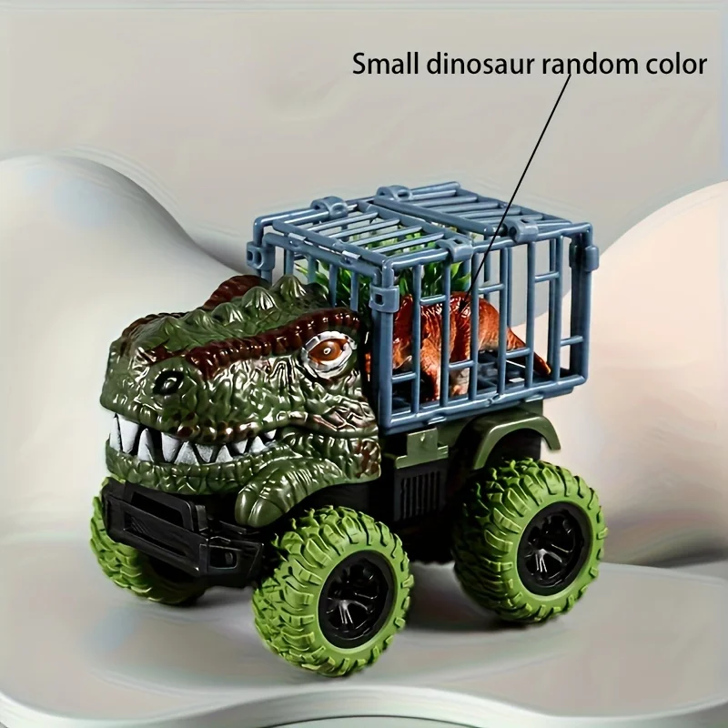 Camión de dinosaurios T-Rex con coches extraíbles para niños - imagen 2