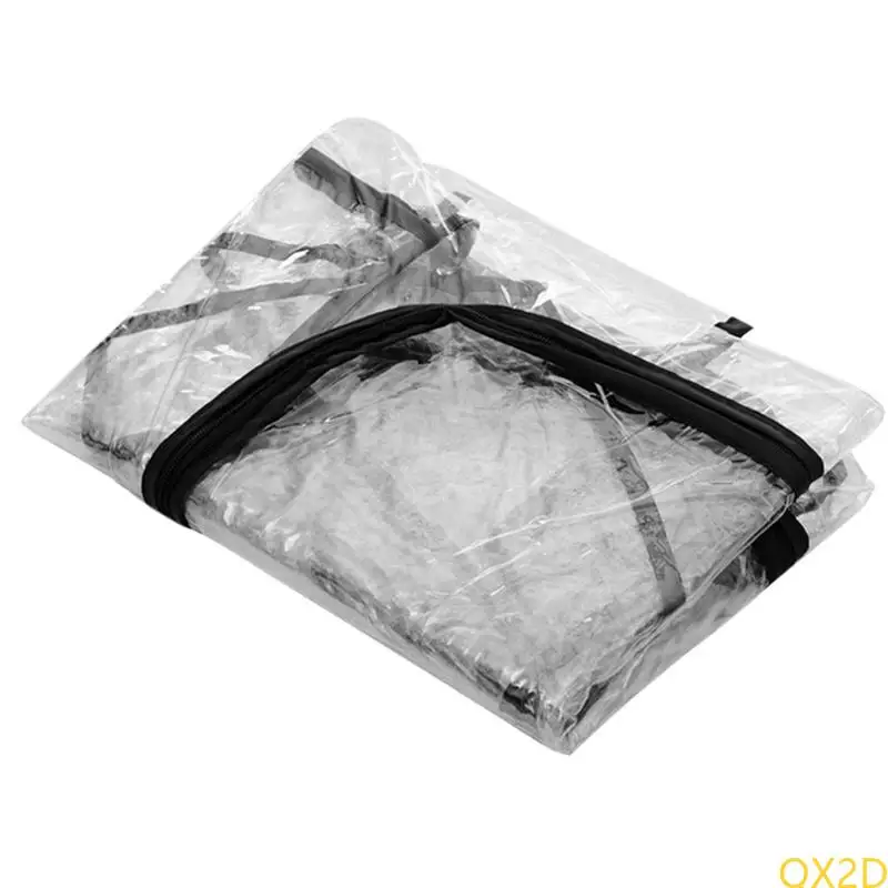 QX2D Full Full Clear Universal Carroller Cubierta lluvia Viento meteorológico automóvil para bebés para escudo solar - imagen 2
