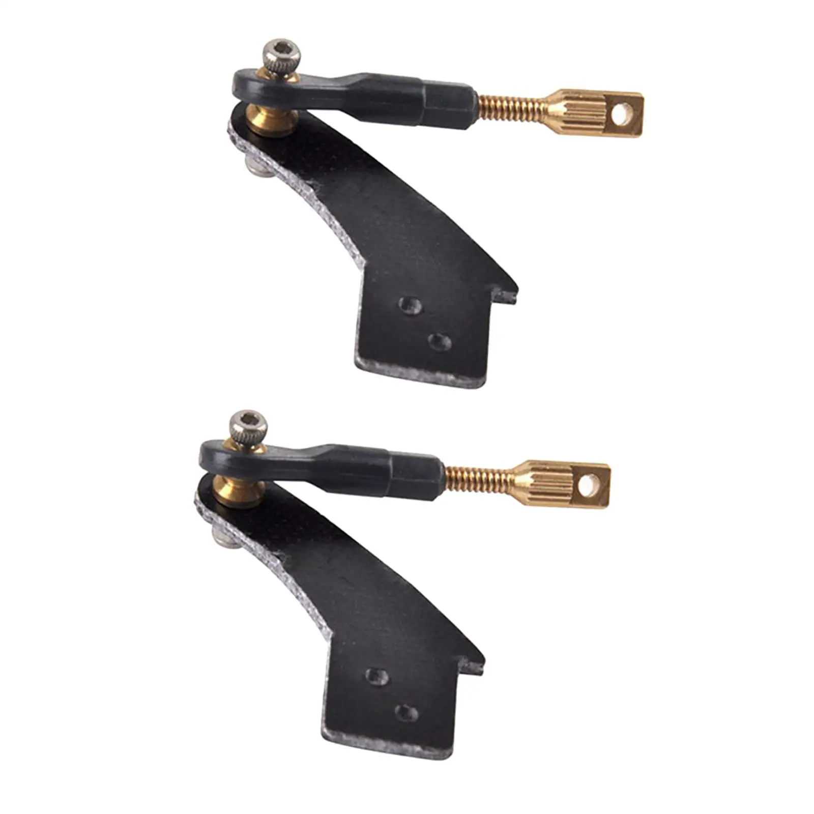 Kit de timón de alambre de acero con ángulo de timón, juntas esféricas de una sola taza 30E 30cc 3,8mm x 20mm, accesorios de extremo de cabeza de bola, piezas de reparación de repuesto