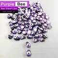 100pcs Purple Bee