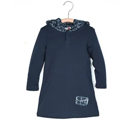 Conjunto mezclilla azul con estampado leopardo para niños