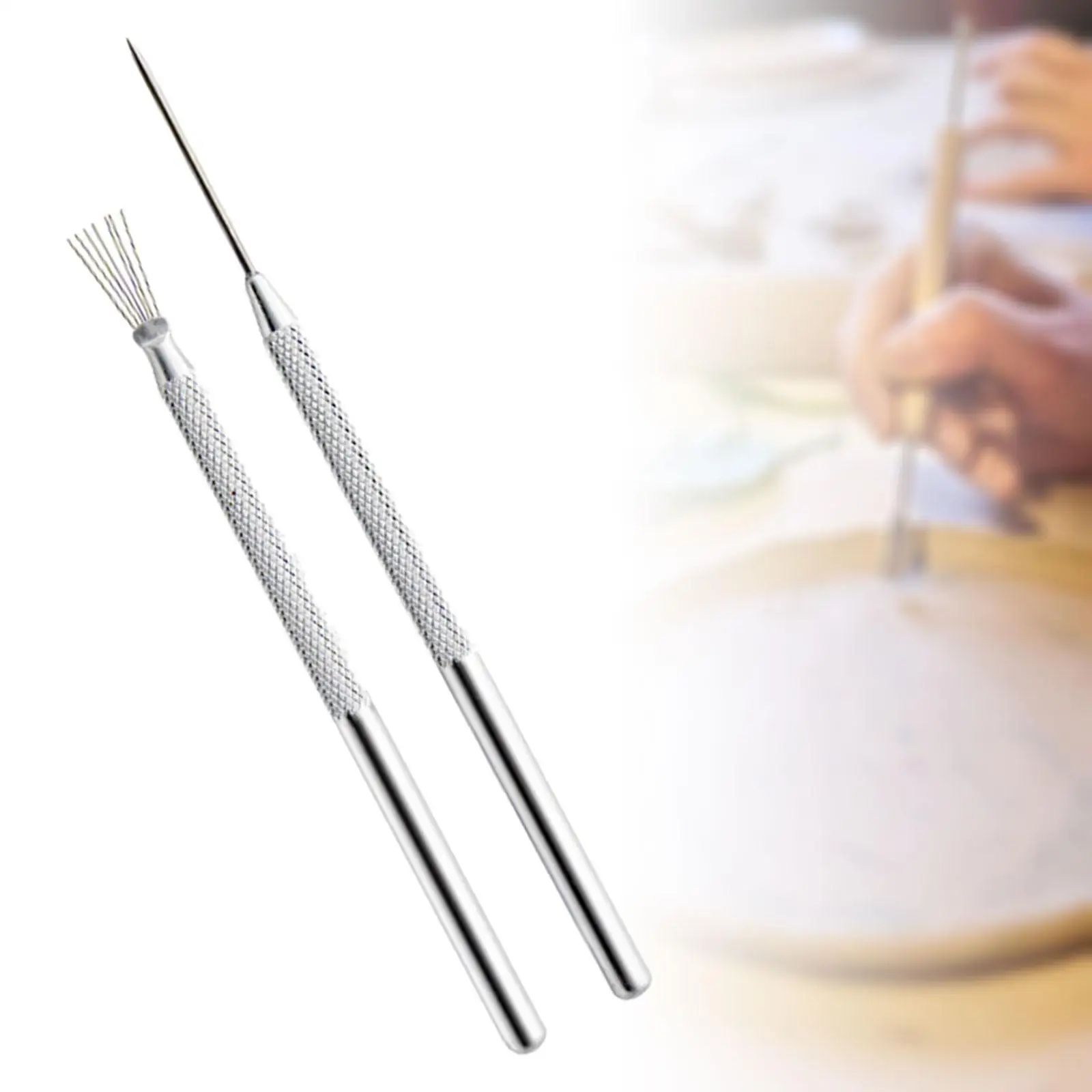 Clay Tool Pottery Tool Portable for DIY Handicraft Engraving Brushing