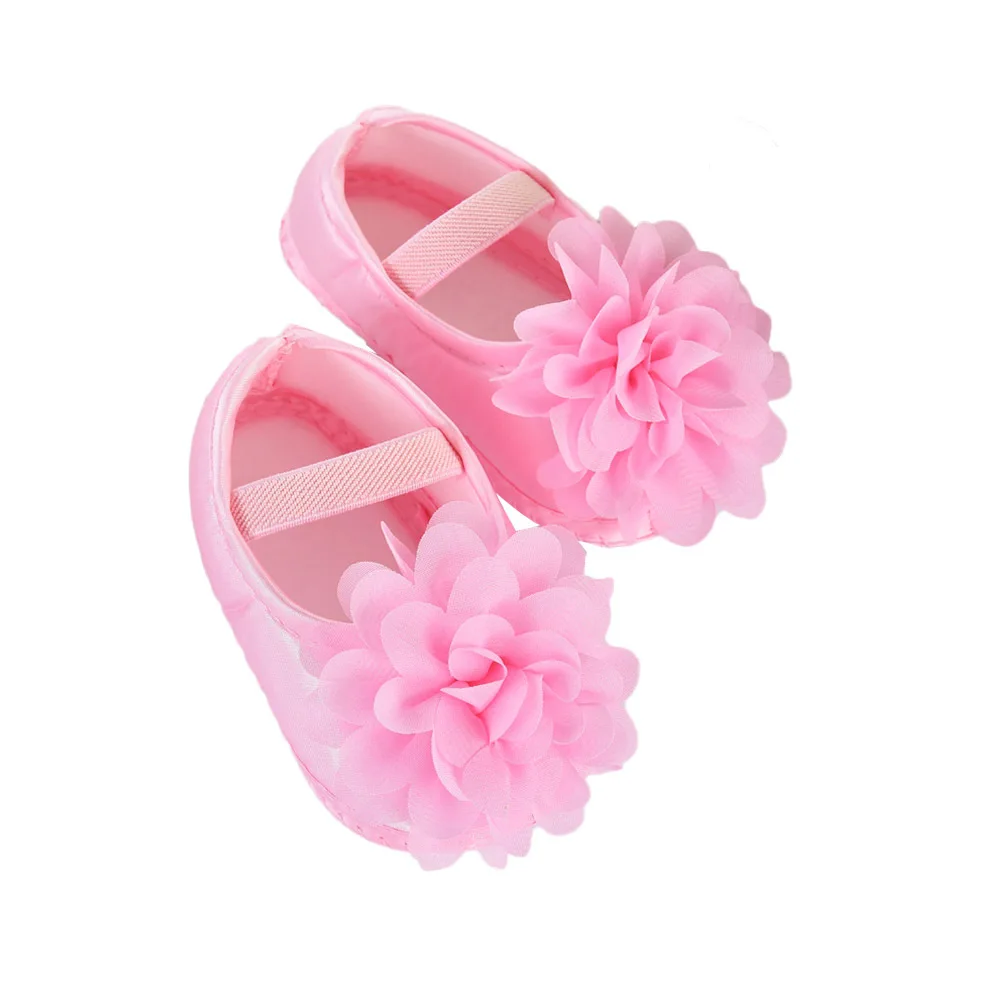 1 par de zapatos de bebé niñas adorables con cordones ligeros suela antideslizante zapatos de cuna para primavera otoño talla 11 rosa - imagen 3
