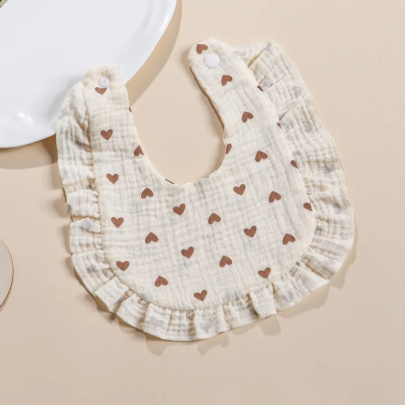 Baberos de muselina con volantes y bandana absorbente - imagen 4