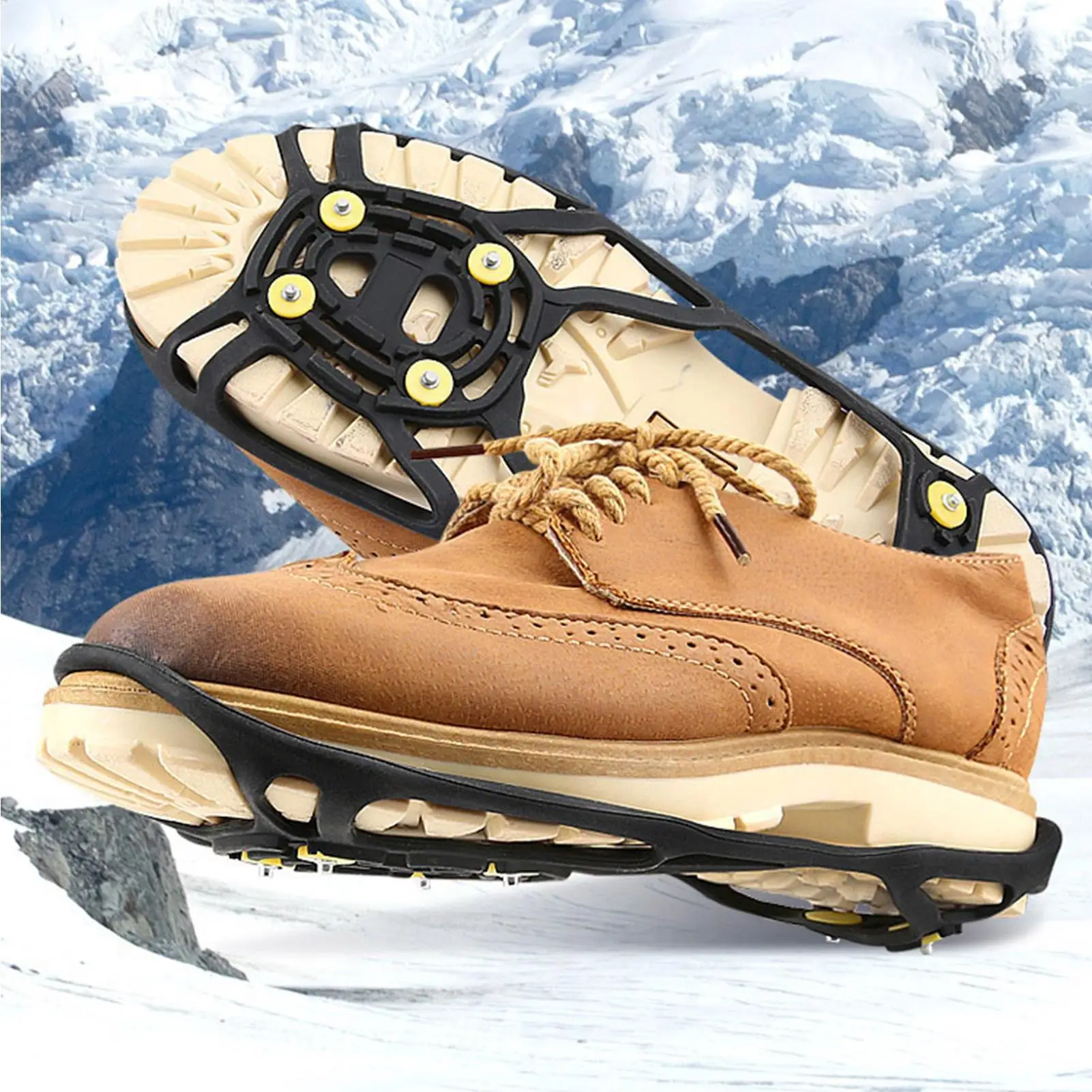Crampones infantiles con 6 púas de acero inoxidable