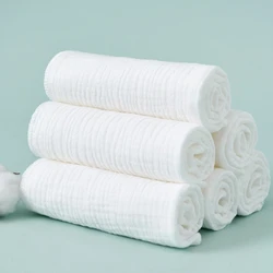 Pañales de algodón orgánico lavables para bebé – Gasa suave reutilizable