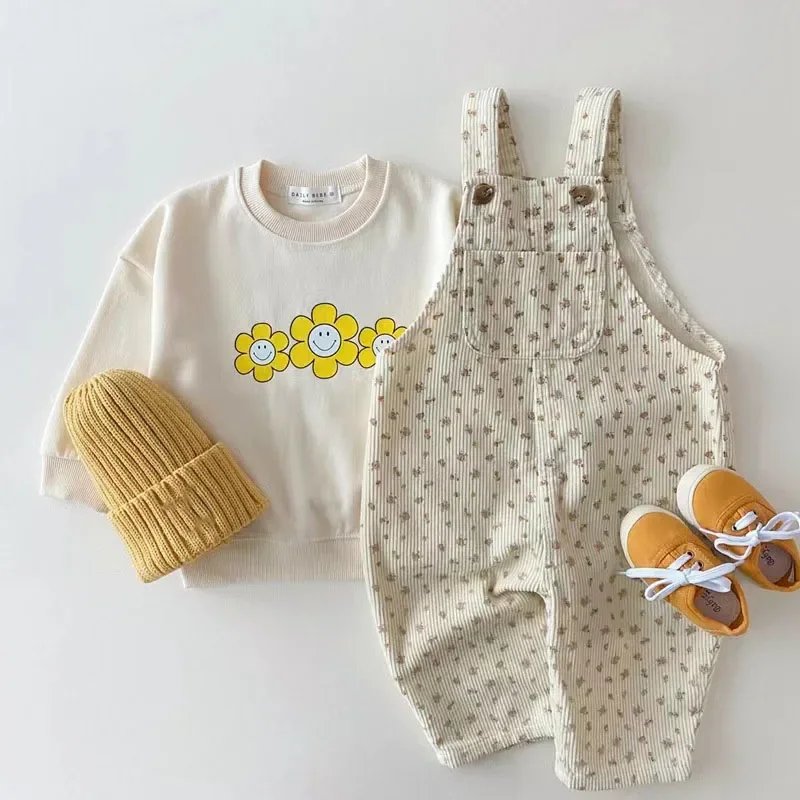 MILANCEL Mono floral con tirantes para niña (3 meses-3 años) - imagen 5
