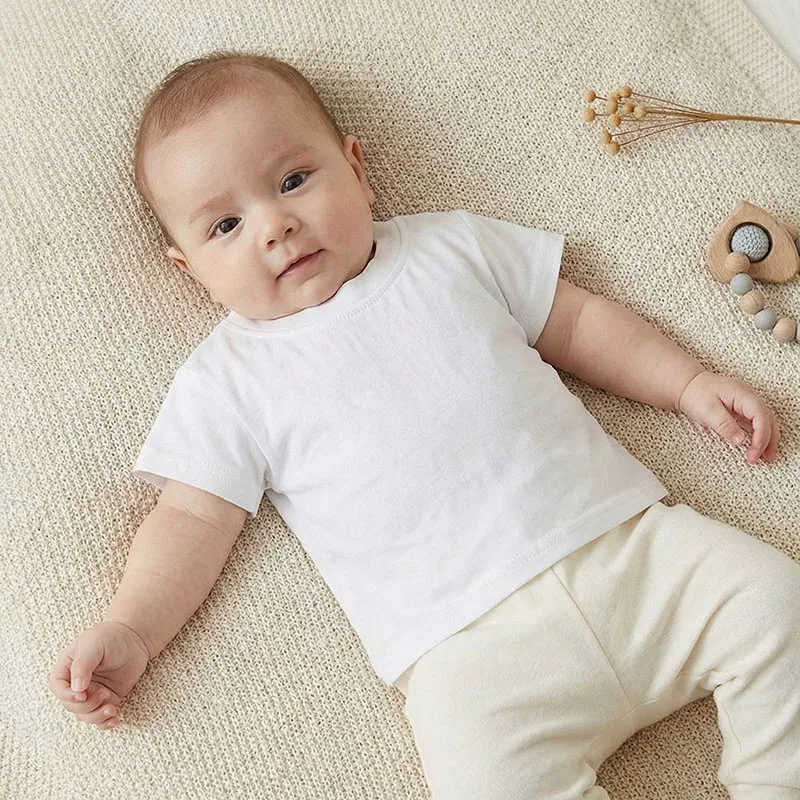 MILANCEL Camiseta de verano para bebé blanca holgada y cómoda - imagen 3