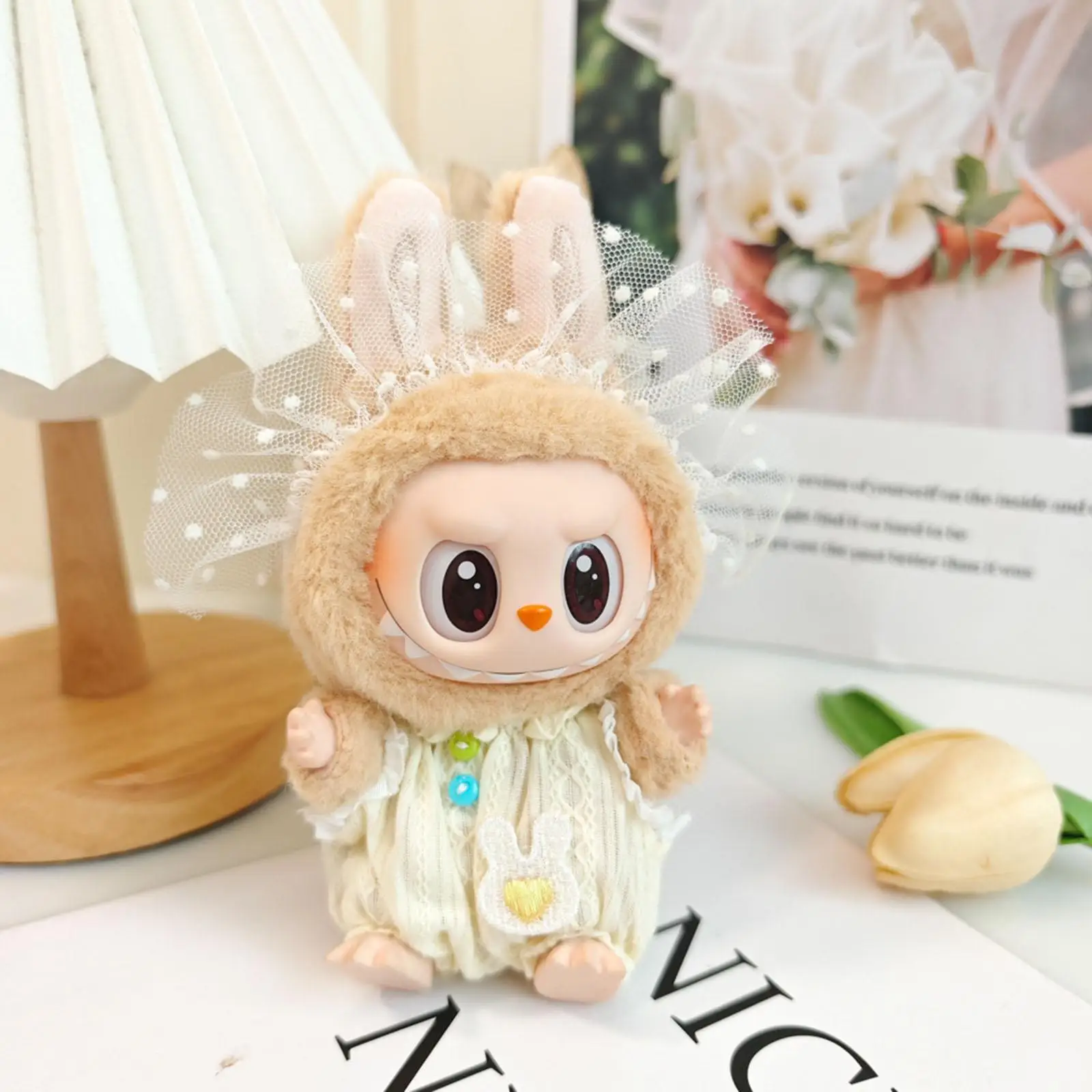 Doll Costume Playsuit for Kids Birthday Gift And Photo Props for 5.91inch Doll