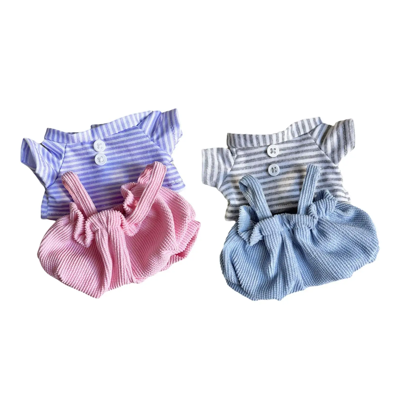 20cm Plush Dolls Clothes Toys Dress for Valentine's Day Photo Props Gifts