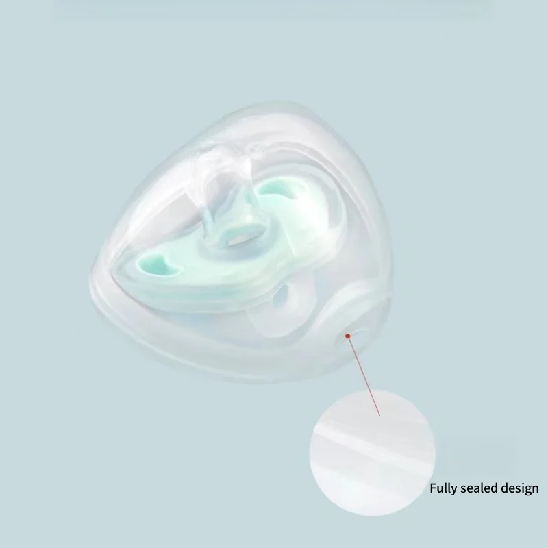1/2 Uds caja de almacenamiento portátil para pezones de bebé a prueba de polvo-caja de almacenamiento de plástico para pezones de bebé-caja de plástico para pezones calmante higiénico - imagen 4