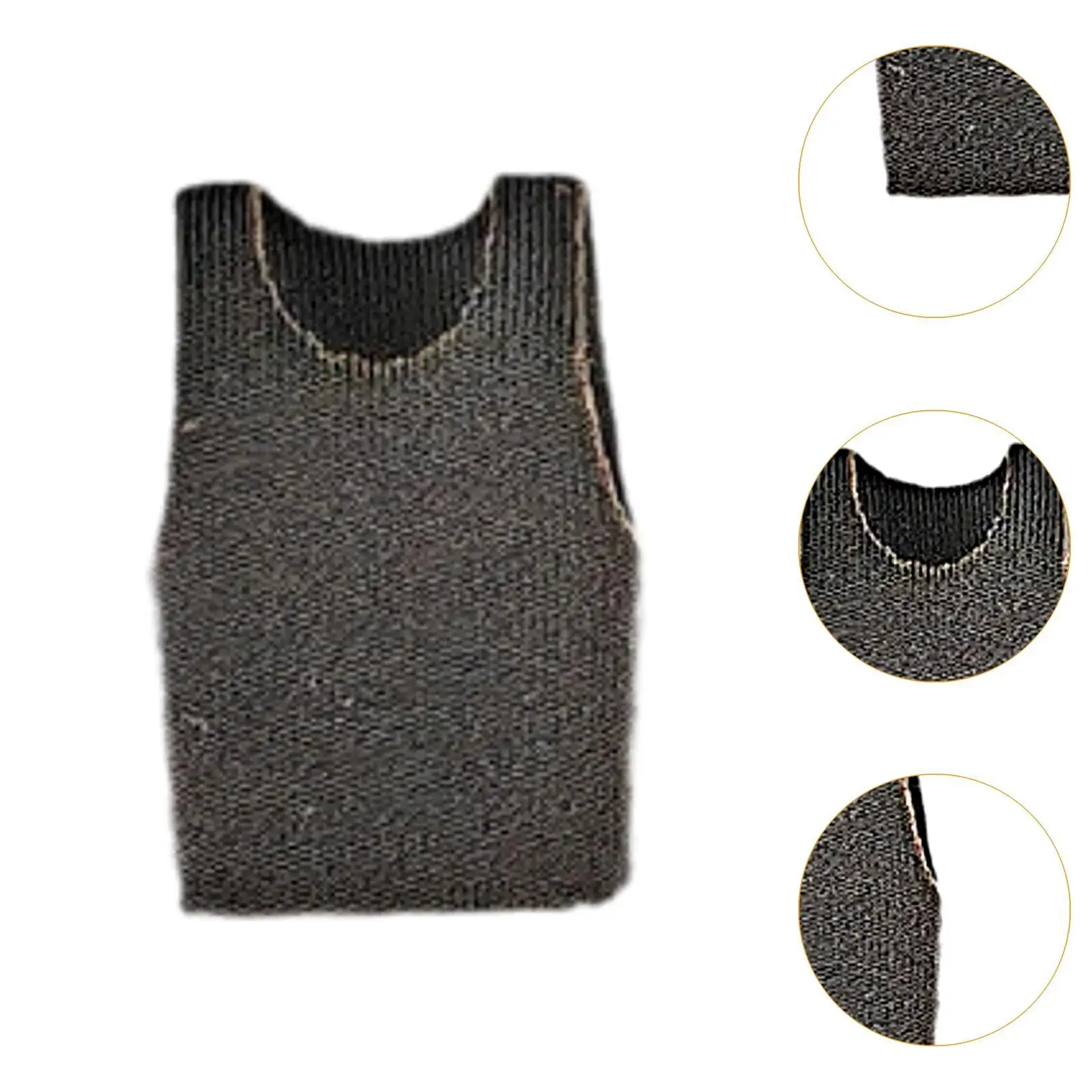 Fashion 1/18 Vest Dress up Accs Handmade Doll Clothes Miniature Clothing Garment for 3.75 inch Female Figures Doll Model