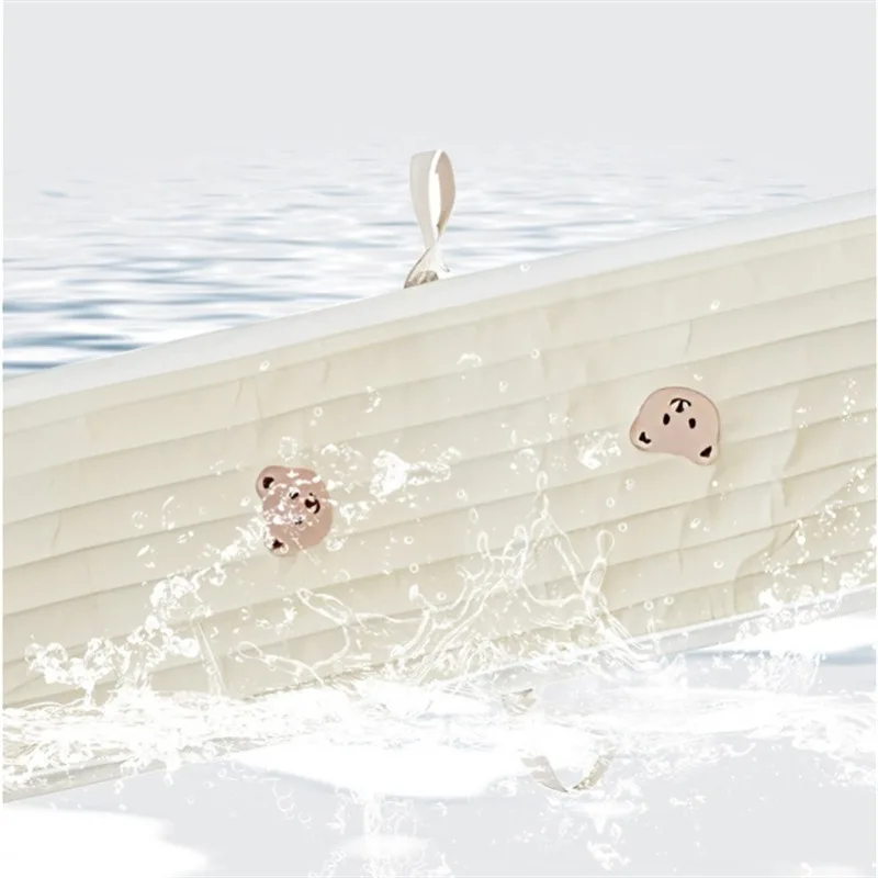 Parachoques para cama de cuna de algodón de 60 y 120CM, bonito bordado a la moda para bebé, valla para cama antimordida, riel protector anticolisión, parachoques infantil - imagen 5