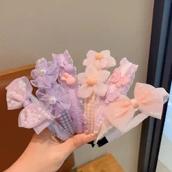 Diademas de flores para niñas – Pasadores infantiles de colores pasteles